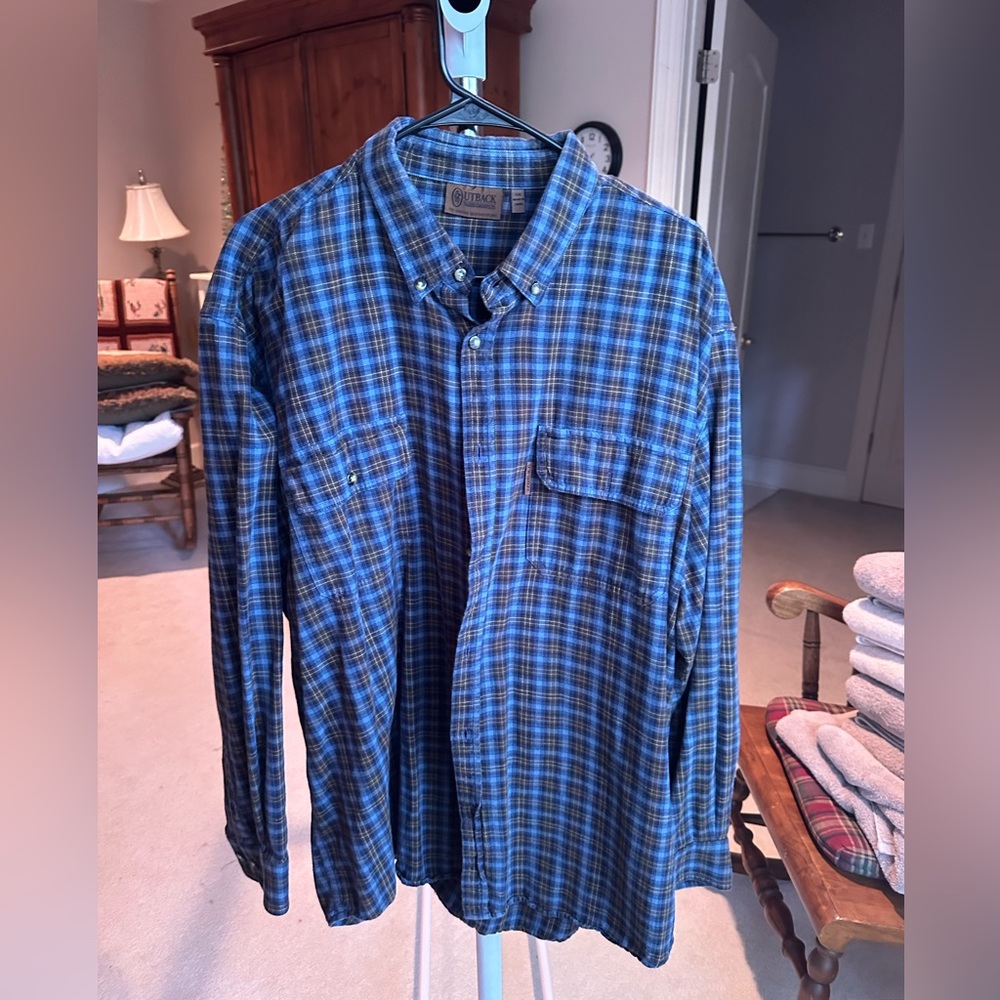 Outback Trading Co Button Down - Size XXL